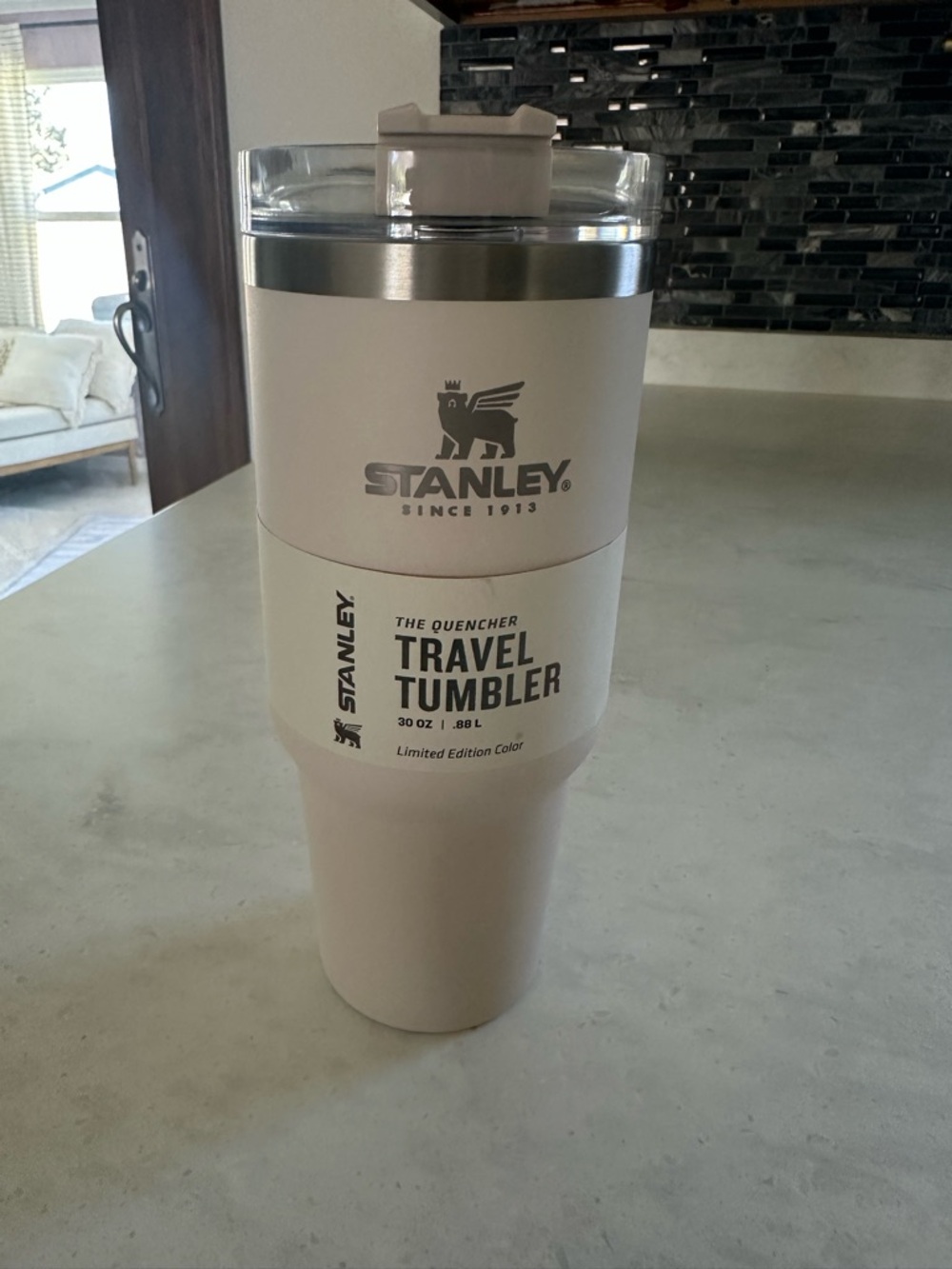Stanley Travel Tumbler 30oz Alpine Beige- Limited Edition Color
